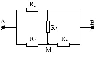 Sơ đồ mạch điện sau khi đơn giản hóa R3 và R4