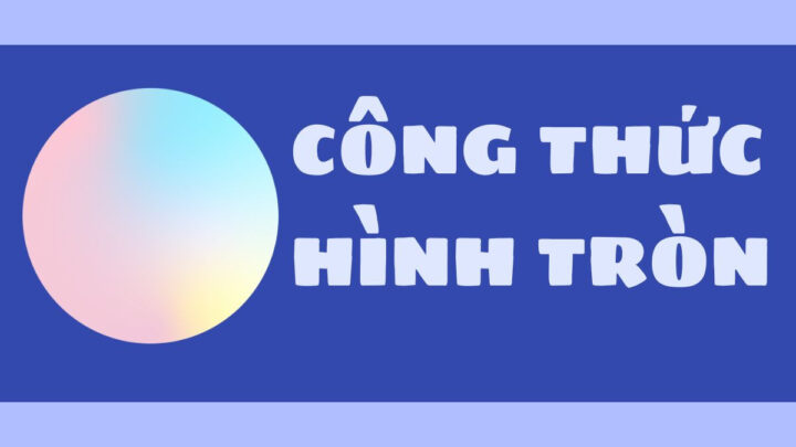 Sơ đồ minh họa công thức tính chu vi đường tròn C = 2πR với bán kính R