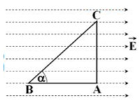 Sơ đồ tam giác ABC trong điện trường đều