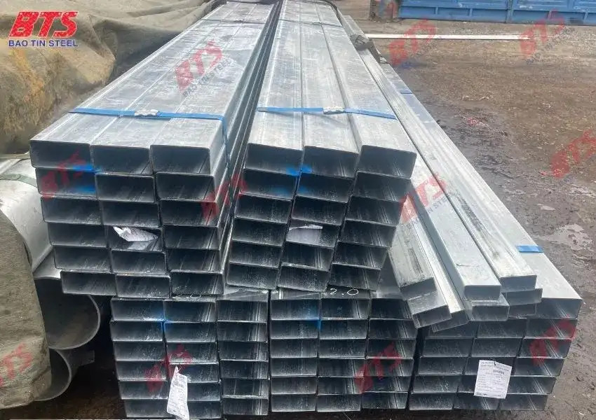 Thép hộp chữ nhật mạ kẽm, cách tính trọng lượng thép hộp