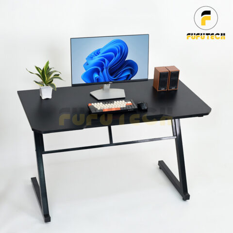 Thiết kế chân bàn vi tính chữ Z vững chãi với thanh giằng ngang