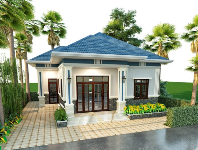 Tính độ dốc mái nhà cấp 4 phù hợp thoát nước tốt