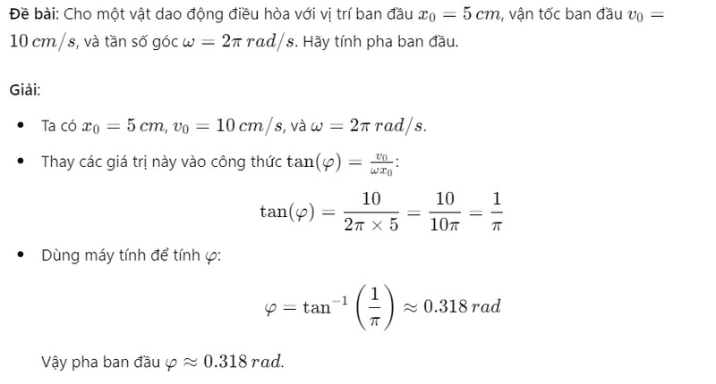 Ứng dụng của pha ban đầu trong kỹ thuật