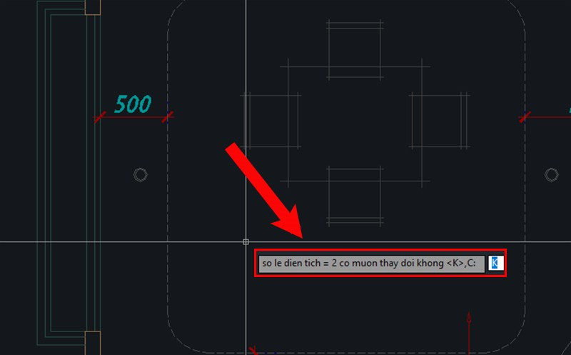 Xác định số chữ số thập phân hiển thị trong kết quả diện tích khi sử dụng lệnh SS của LISP.