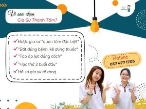Gia Sư Lớp 1 Dạy Kèm Tại Nhà- Trung Tâm Gia Sư Thành Tâm