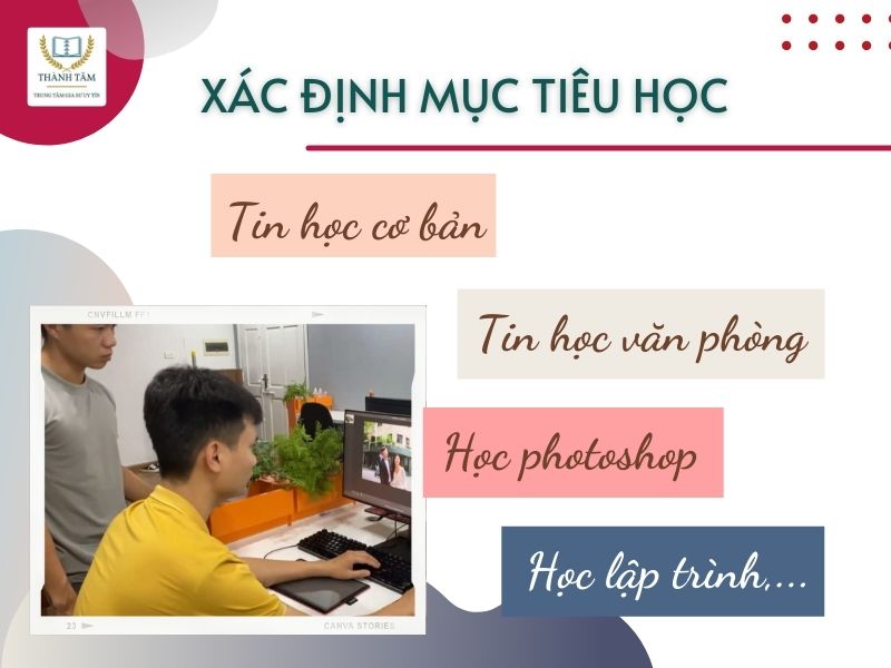 Xác định mục tiêu học Xác định mục tiêu học