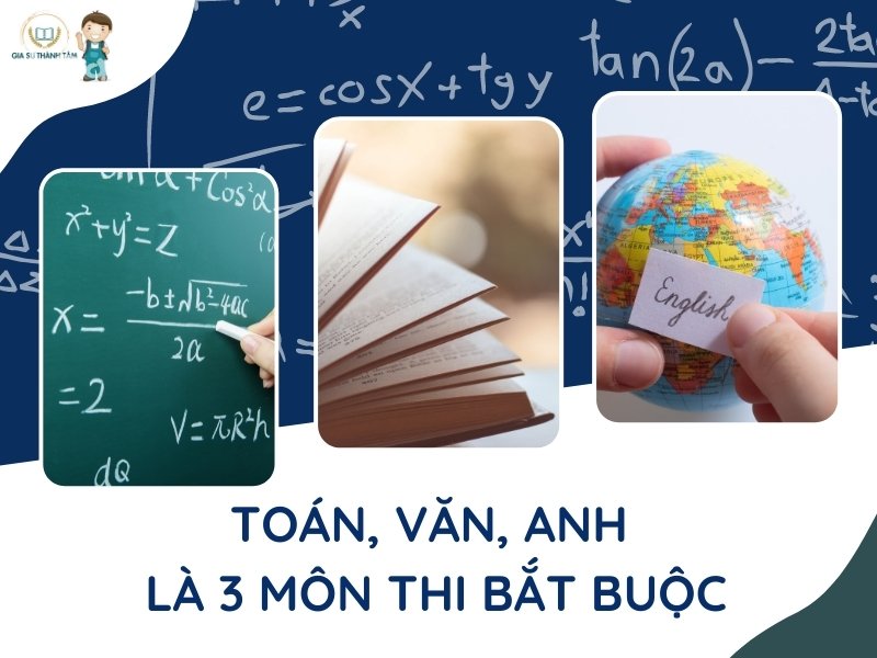 Toán, văn, anh là ba môn thi bắt buộc khi tuyển sinh vào 10 Toán, văn, anh là ba môn thi bắt buộc khi tuyển sinh vào 10